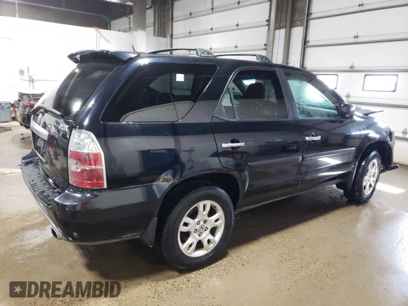 2006 Acura MDX Touring w/Navi with VIN 2HNYD18876H541195, listed as a Copart auction lot 48782455 with 0 mi miles and Clean Title. Bid and sale history available at carsss.com. Image 3.