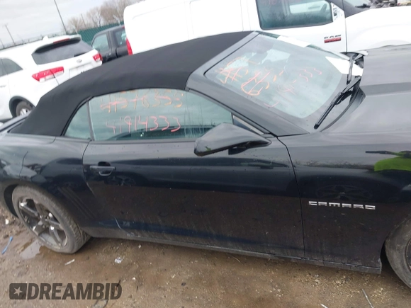 2013 Chevrolet Camaro LT with VIN 2G1FB3D31D9108495, listed as a IAAI auction lot 41914333 with 121,578 mi miles and . Bid and sale history available at DreamBid. Image 13.