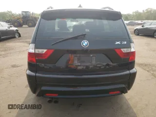 2007 BMW X3 3.0si with VIN WBXPC93437WF13037, listed as a Copart auction lot 59544955 with 120,751 mi miles and Salvage title. Bid and sale history available at DreamBid. Image 6.
