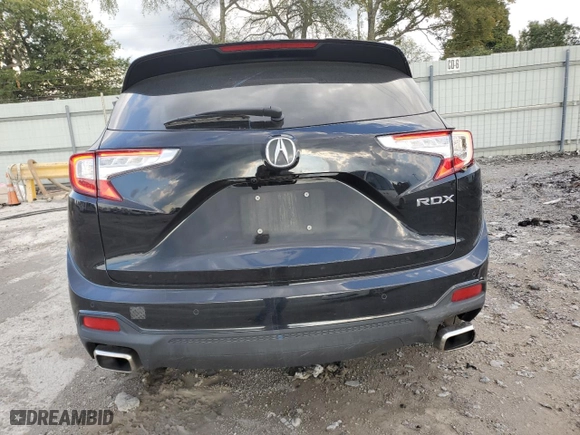2023 Acura RDX w/Technology Package with VIN 5J8TC1H51PL001940, listed as a Copart auction lot 73582394 with 44,368 mi miles and Salvage Title. Bid and sale history available at carsss.com. Image 6.