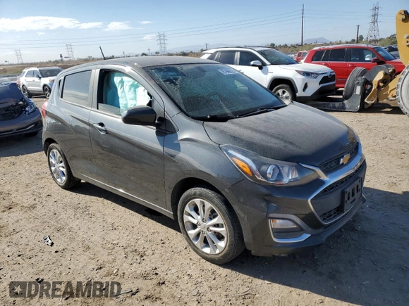 2022 Chevrolet Spark 1LT with VIN KL8CD6SA2NC010098, listed as a Copart auction lot 87966025 with 43,180 mi miles and Salvage Title. Bid and sale history available at carsss.com. Image 4.