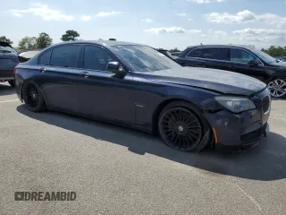 2011 BMW 7 Series 750Li with VIN WBAKB8C55BCY65571, listed as a Copart auction lot 70899514 with 118,325 mi miles and Non Repairable. Bid and sale history available at DreamBid. Image 4.