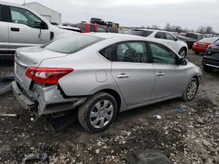 2017 Nissan Sentra SV with VIN 3N1AB7AP1HL643025, listed as a Copart auction lot 51270135 with 160,373 mi miles and Non Repairable. Bid and sale history available at carsss.com. Image 3.