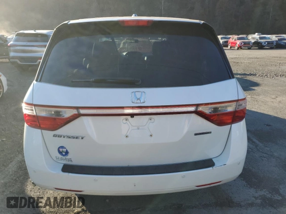 2012 Honda Odyssey Touring with VIN 5FNRL5H96CB144690, listed as a Copart auction lot 81511844 with 44,030 mi miles and Salvage Title. Bid and sale history available at carsss.com. Image 6.