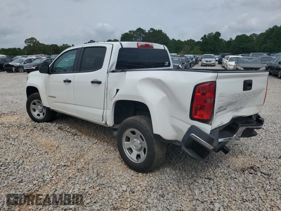 2022 Chevrolet Colorado 2WD Work Truck with VIN 1GCGSBEA6N1277842, listed as a Copart auction lot 51676685 with 60,400 mi miles and Salvage Title. Bid and sale history available at carsss.com. Image 2.