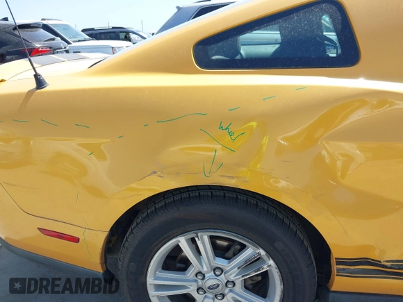 2012 Ford Mustang V6 Premium with VIN 1ZVBP8AM6C5229985, listed as a IAAI auction lot 41813941 with 118,359 mi miles. Bid and sale history available at carsss.com. Image 17.