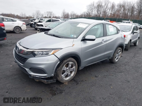 2021 Honda HR-V LX with VIN 3CZRU6H30MM705682, listed as a IAAI auction lot 41739047 with 38,739 mi miles. Bid and sale history available at carsss.com. Image 2.