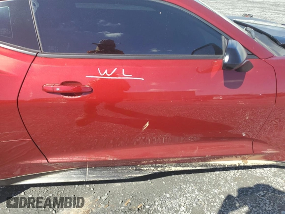 2021 Chevrolet Camaro ZL1 with VIN 1G1FJ1R61M0123258, listed as a Copart auction lot 74053014 with 14,277 mi miles and Salvage Title. Bid and sale history available at carsss.com. Image 12.