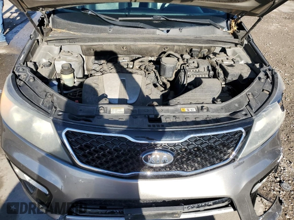 2013 Kia Sorento SX with VIN 5XYKW4A28DG364195, listed as a Copart auction lot 84892314 with 161,439 mi miles and Salvage title. Bid and sale history available at DreamBid. Image 12.