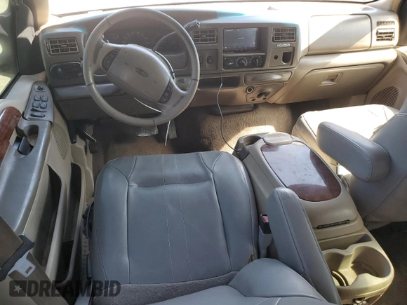 2001 Ford Excursion Limited с VIN 1FMNU42F31EB63664, выставлен на аукционе Copart как лот 52858005 с пробегом 202 962 миль миль и Списание • Salvage title. История ставок и продаж доступна на DreamBid. Изображение 8.