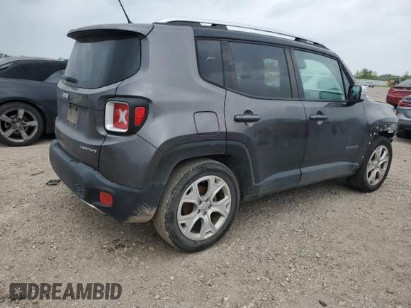 2016 Jeep Renegade Limited z VIN ZACCJADT5GPC52948, wystawiony jako Copart lot #50763015 z przebiegiem 42 824 mil mil oraz Szkoda całkowita • Salvage title. Historia ofert i sprzedaży dostępna na DreamBid. Obrazek 3.