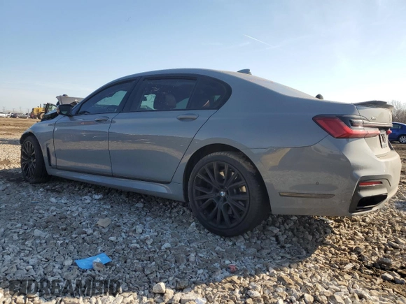 2021 BMW 7 Series 750i xDrive z VIN WBA7U2C08MCG03857, wystawiony jako Copart lot #48929915 z przebiegiem Nie podano mil oraz Szkoda całkowita • Salvage title. Historia ofert i sprzedaży dostępna na DreamBid. Obrazek 2.