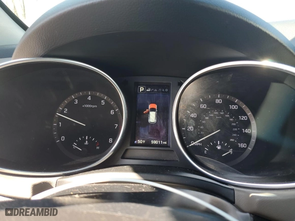 2018 Hyundai Santa Fe Sport 2.0T Ultimate with VIN 5XYZWDLA8JG531606, listed as a Copart auction lot 50295435 with NaN miles and Salvage Title. Bid and sale history available at carsss.com. Image 9.