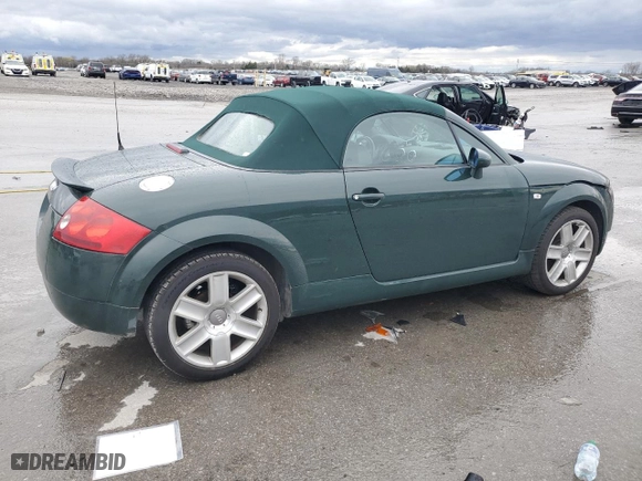 2003 Audi TT with VIN TRUTC28N131009858, listed as a Copart auction lot 49041755 with 50,148 mi miles and Salvage Title. Bid and sale history available at carsss.com. Image 3.