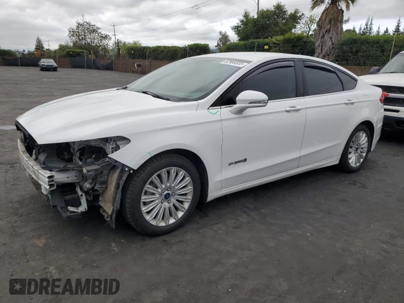2016 Ford Fusion SE Hybrid with VIN 3FA6P0LU7GR260819, listed as a Copart auction lot 52969335 with 158,396 mi miles and Salvage Title. Bid and sale history available at carsss.com. Image 1.