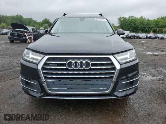 2019 Audi Q7 Premium with VIN WA1AHAF75KD024615, listed as a Copart auction lot 61334565 with 56,833 mi miles and Salvage title. Bid and sale history available at DreamBid. Image 5.