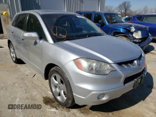 2007 Acura RDX Tech Pkg with VIN 5J8TB18597A023425, listed as a Copart auction lot 37296191 with 173,103 mi miles and Salvage Title. Bid and sale history available at carsss.com. Image 1.