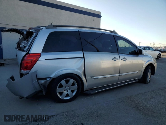 2006 Nissan Quest SE with VIN 5N1BV28U96N118097, listed as a Copart auction lot 78171414 with 0 mi miles and Salvage Title. Bid and sale history available at carsss.com. Image 3.