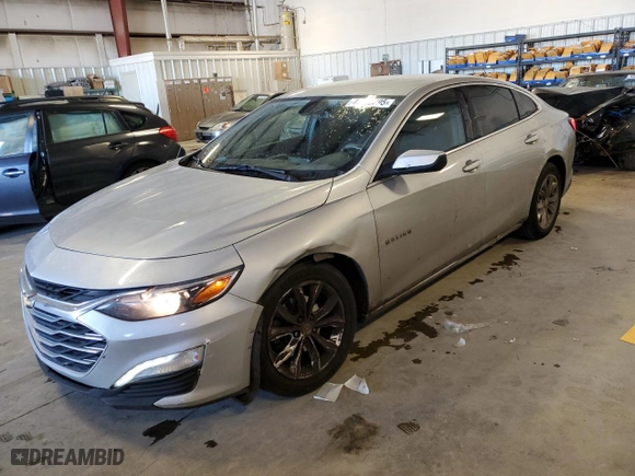 2019 Chevrolet Malibu LT with VIN 1G1ZD5ST1KF106854, listed as a Copart auction lot 42832295 with 104,767 mi miles and Salvage Title. Bid and sale history available at carsss.com. Image 1.