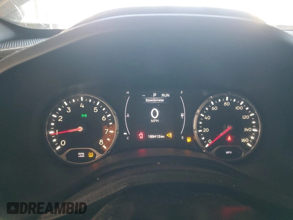 2018 Jeep Renegade Sport with VIN ZACCJBAB4JPH57193, listed as a Copart auction lot 57388075 with 189,413 mi miles and Salvage title. Bid and sale history available at DreamBid. Image 9.