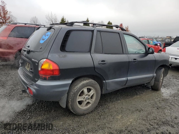 2002 Hyundai Santa Fe GLS with VIN KM8SC73D62U238546, listed as a Copart auction lot 83797674 with 169,183 mi miles and Salvage Title. Bid and sale history available at carsss.com. Image 3.