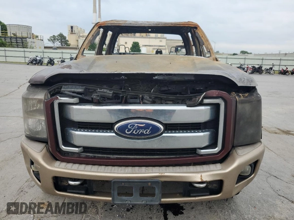 2011 Ford F-250 XL with VIN 1FT7W2BT9BEA05865, listed as a Copart auction lot 57261495 with Not provided miles and Non repairable. Bid and sale history available at DreamBid. Image 5.