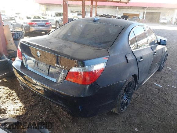 2006 BMW 5 Series 550i with VIN WBANB53566CP02302, listed as a IAAI auction lot 41238940 with 117,939 mi miles and . Bid and sale history available at DreamBid. Image 4.