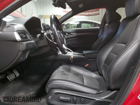 2019 Honda Accord Sport with VIN 1HGCV1F33KA145392, listed as a Copart auction lot 55300105 with 148,569 mi miles and Salvage Title. Bid and sale history available at DreamBid. Image 7.