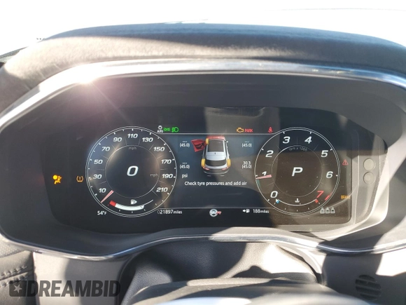 2021 Jaguar F-Pace SVR с VIN SADCZ2EE3MA681181, выставлен на аукционе Copart как лот 44236035 с пробегом 21 897 миль миль и Списание • Salvage title. История ставок и продаж доступна на DreamBid. Изображение 9.