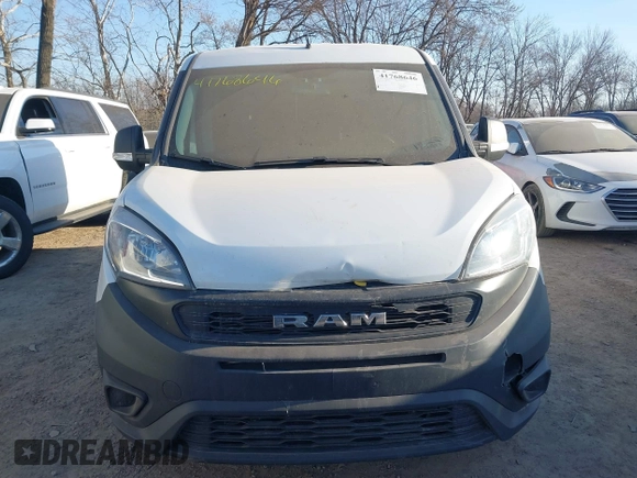 2019 Ram ProMaster City Cargo Tradesman z VIN ZFBHRFAB8K6L98752, wystawiony jako IAAI lot #41768646 z przebiegiem 142 970 mil mil oraz . Historia ofert i sprzedaży dostępna na DreamBid. Obrazek 12.