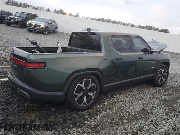 2024 Rivian R1T Adventure z VIN 7FCTGCAA1RN030829, wystawiony jako Copart lot #81459854 z przebiegiem Nie podano mil oraz Szkody całkowita. Historia ofert i sprzedaży dostępna na DreamBid. Obrazek 3.