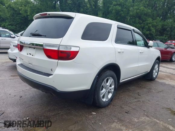 2012 Dodge Durango SXT with VIN 1C4RDJAG8CC336267, listed as a IAAI auction lot 42377138 with 179,555 mi miles and . Bid and sale history available at DreamBid. Image 4.