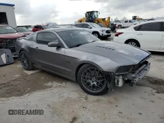 2014 Ford Mustang GT with VIN 1ZVBP8CF0E5253460, listed as a Copart auction lot 62730545 with 108,225 mi miles and Salvage title. Bid and sale history available at DreamBid. Image 4.