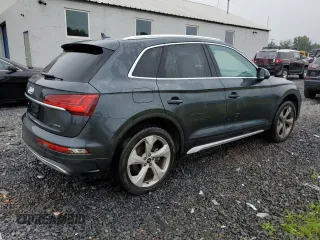 2021 Audi Q5 Premium Plus with VIN WA1BAAFY5M2100978, listed as a Copart auction lot 60649225 with 25,693 mi miles and Salvage title. Bid and sale history available at DreamBid. Image 3.