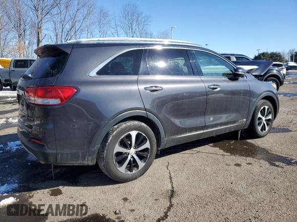2018 Kia Sorento EX with VIN 5XYPHDA5XJG422216, listed as a Copart auction lot 45676175 with 106,771 mi miles and Salvage Title. Bid and sale history available at carsss.com. Image 3.