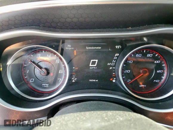 2015 Dodge Charger SXT with VIN 2C3CDXHG7FH721825, listed as a Copart auction lot 58076255 with 193,740 mi miles and Salvage title. Bid and sale history available at DreamBid. Image 9.