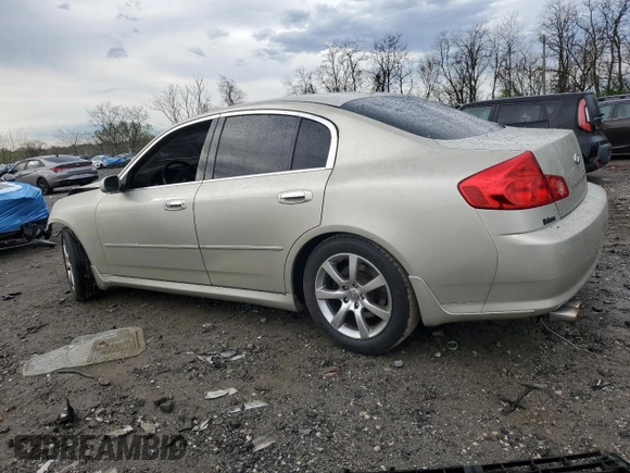 2006 Infiniti G35 with VIN JNKCV51F06M616098, listed as a Copart auction lot 51480515 with 122,212 mi miles and Salvage Title. Bid and sale history available at carsss.com. Image 2.