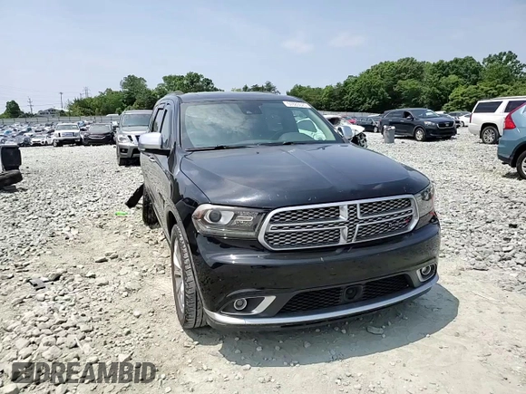 2017 Dodge Durango Citadel Anodized Platinum with VIN 1C4RDHEG5HC774691, listed as a Copart auction lot 57885025 with 176,240 mi miles and Salvage title. Bid and sale history available at DreamBid. Image 14.