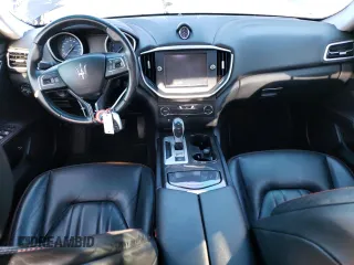 2015 Maserati Ghibli S Q4 with VIN ZAM57RTA1F1134623, listed as a Copart auction lot 47982333 with 91,615 mi miles. Bid and sale history available at carsss.com. Image 8.