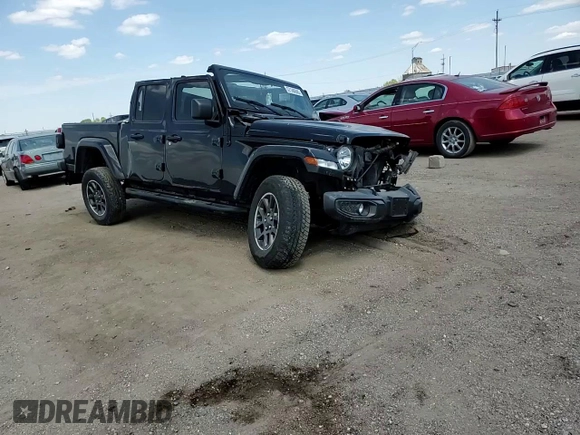 2021 Jeep Gladiator 80th Anniversary с VIN 1C6HJTAG2ML513632, выставлен на аукционе Copart как лот 57140595 с пробегом Не указан миль и Списание • Salvage title. История ставок и продаж доступна на DreamBid. Изображение 14.