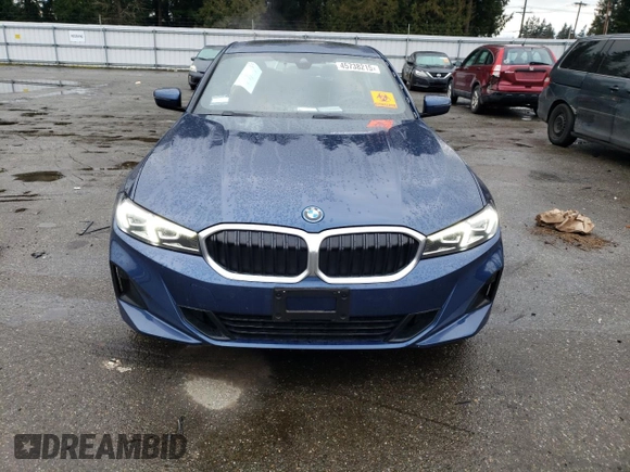 2023 BMW 3 Series 330e with VIN 3MW39FF07P8C85368, listed as a Copart auction lot 45738215 with 16,514 mi miles and Salvage Title. Bid and sale history available at carsss.com. Image 5.