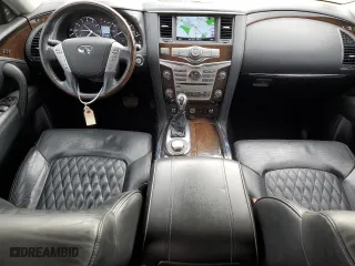 2018 Infiniti QX80 with VIN JN8AZ2NC3J9441423, listed as a Copart auction lot 47876664 with 63,659 mi miles. Bid and sale history available at carsss.com. Image 8.
