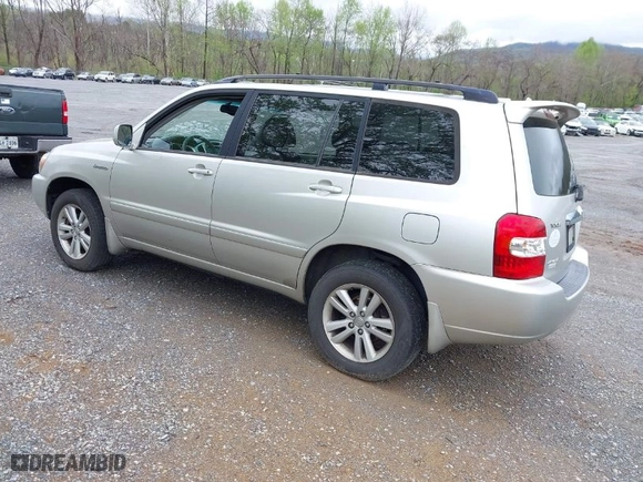 2006 Toyota Highlander Hybrid with VIN JTEEW21A860011629, listed as a IAAI auction lot 41915303 with 194,193 mi miles. Bid and sale history available at carsss.com. Image 3.