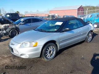 2002 Chrysler Sebring Limited with VIN 1C3EL65R12N352389, listed as a IAAI auction lot 41647223 with 207,147 mi miles and . Bid and sale history available at DreamBid. Image 2.