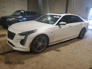 2019 Cadillac CT6 Sport AWD with VIN 1G6KP5R63KU143578, listed as a Copart auction lot 42599415 with 115,853 mi miles and Salvage title. Bid and sale history available at DreamBid. Image 1.