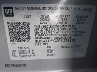 2023 GMC Terrain SLT с VIN 3GKALPEG2PL174471, выставлен на аукционе IAAI как лот 41744894 с пробегом 47 550 миль миль и . История ставок и продаж доступна на DreamBid. Изображение 9.
