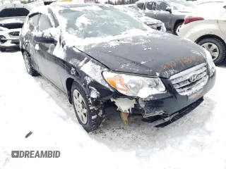 2009 Hyundai Elantra with VIN KMHDT45D29U783660, listed as a Copart auction lot 43276315 with 204,386 mi miles and Salvage title. Bid and sale history available at DreamBid. Image 4.