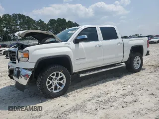 2014 GMC Sierra 1500 SLT with VIN 3GTU2VEC6EG245576, listed as a Copart auction lot 59205015 with 136,682 mi miles and Salvage title. Bid and sale history available at DreamBid. Image 1.