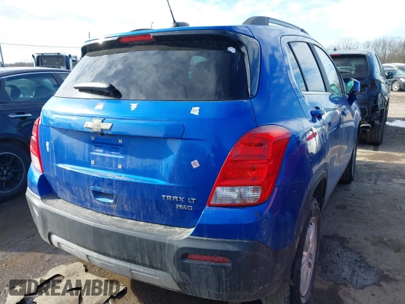 2016 Chevrolet Trax LT with VIN KL7CJPSB2GB542570, listed as a IAAI auction lot 41448934 with 160,468 mi miles and . Bid and sale history available at DreamBid. Image 4.