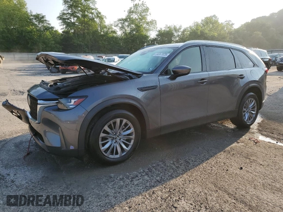 2024 Mazda CX-90 Preferred Plus with VIN JM3KKCHD2R1120585, listed as a Copart auction lot 59357025 with 39,616 mi miles and Salvage title. Bid and sale history available at DreamBid. Image 1.